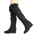 Hot Sale Winter Faux Suede Material Over the Knee Thigh High Stretch Boots